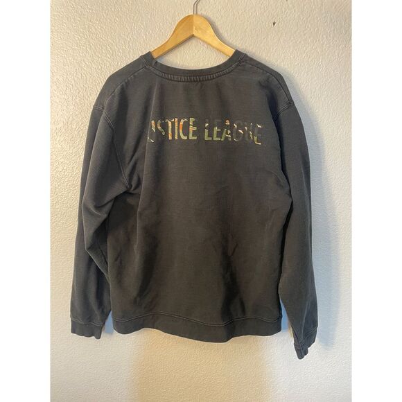 Justice League Batman Camouflaged Pullover Long Sleeve Sweatshirt Men's L - Picture 4 of 7